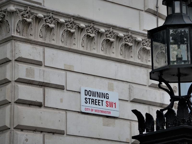 Downing Street street sign