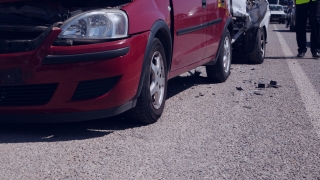 Close up of car crash